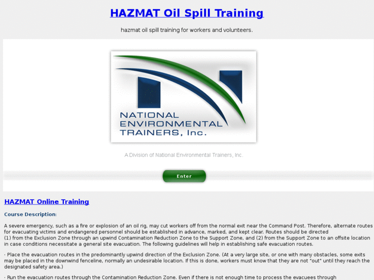 www.hazmatoilspilltraining.com