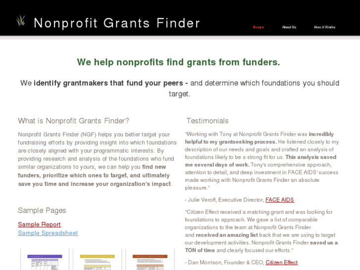 www.nonprofitgrantsfinder.com