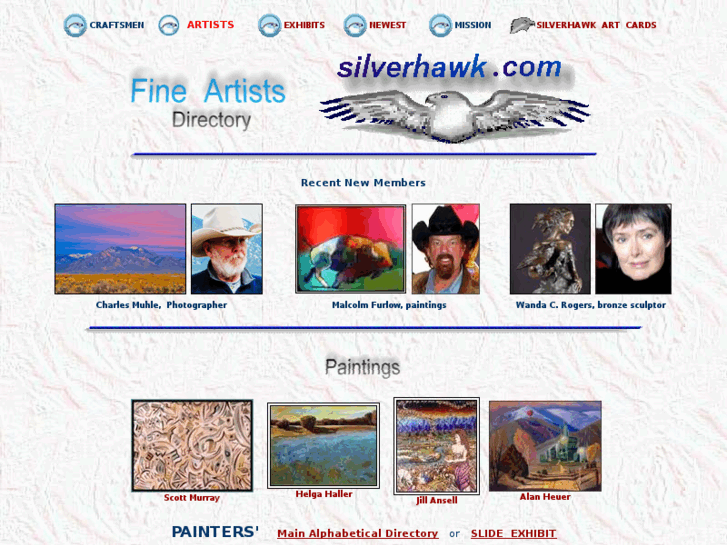 www.silverhawk-artists.com
