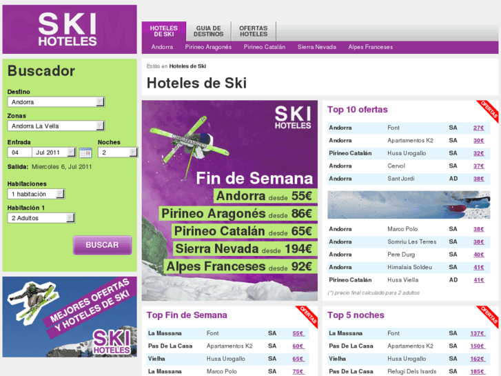 www.skihoteles.com