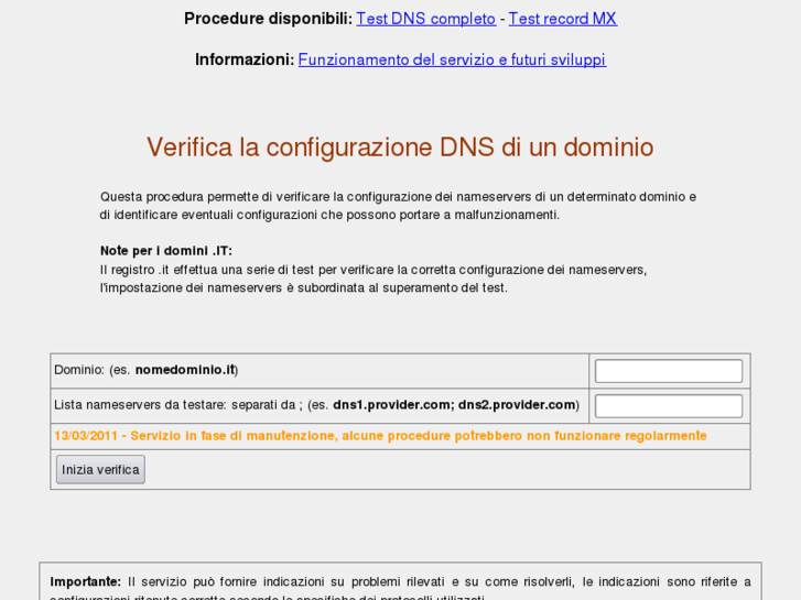 www.testdns.it