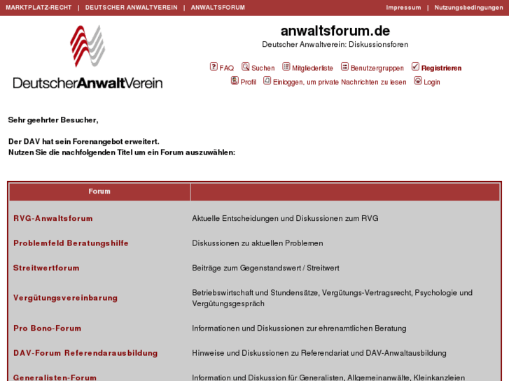 www.anwaltsforum.de