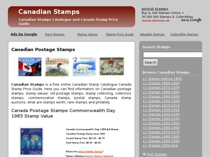 www.canadianstamps.info