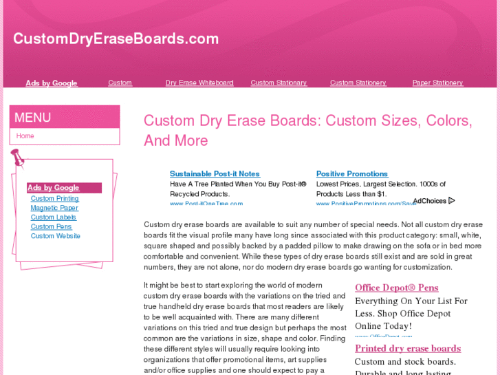 www.customdryeraseboards.com