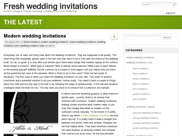 www.freshweddinginvitations.com