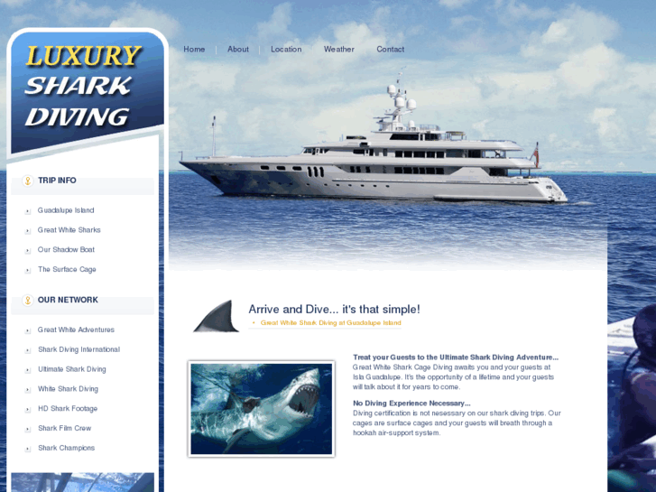 www.luxurysharkdiving.com