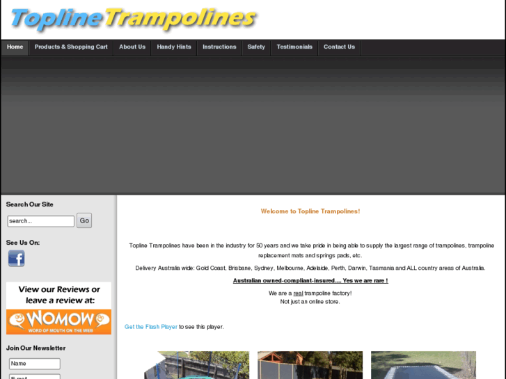 www.topline-trampolines.com