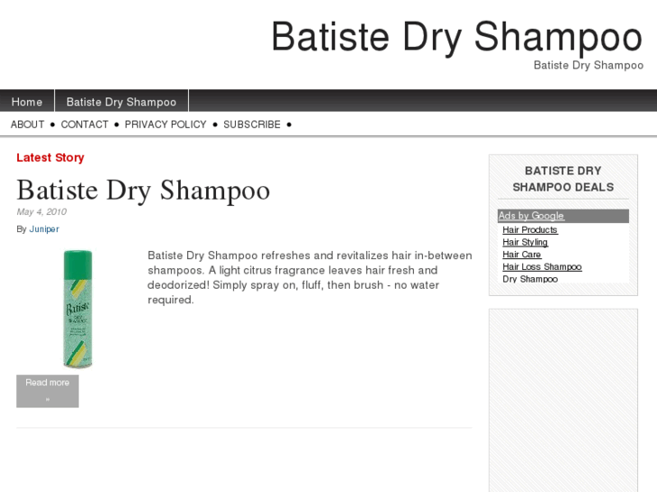 www.batistedryshampoo.org