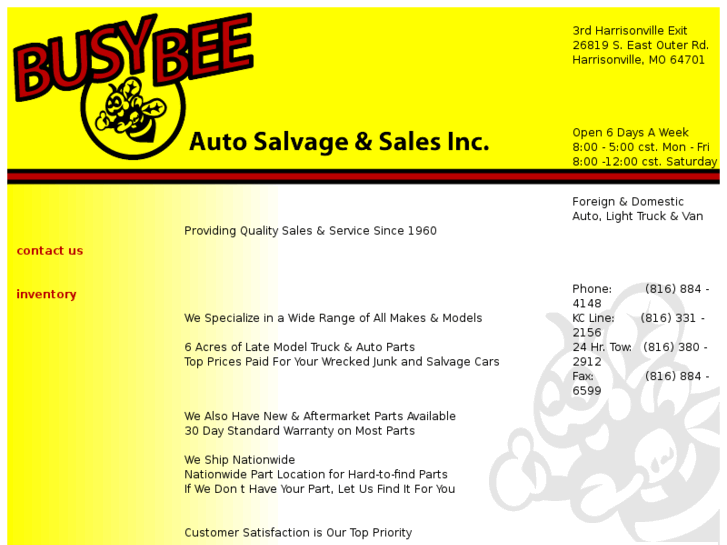 www.busybeeautosalvage.com