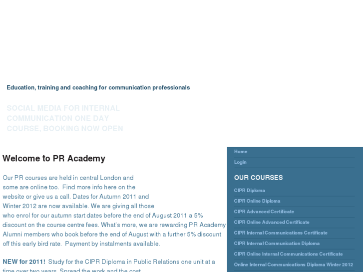 www.cipr-courses.com