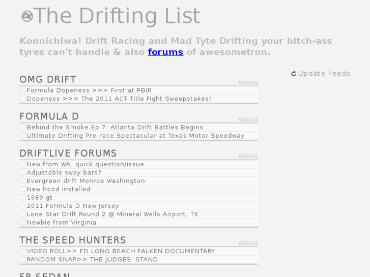 www.driftinglist.com