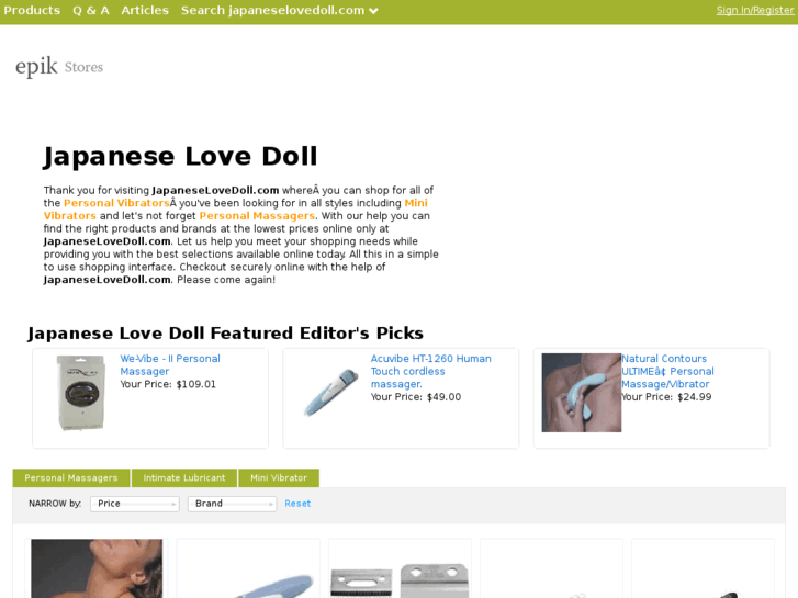 www.japaneselovedoll.com