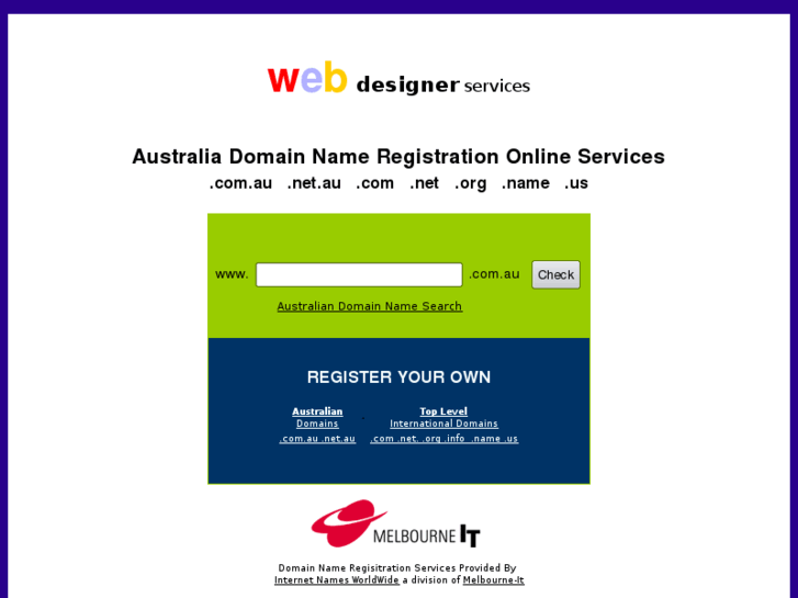 www.webdesigner.com.au