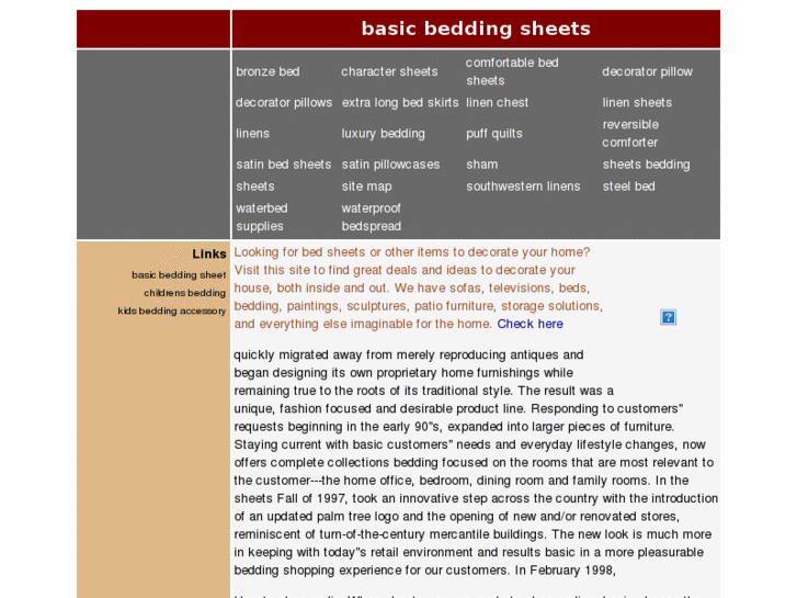 www.basic-bedding-sheets.com