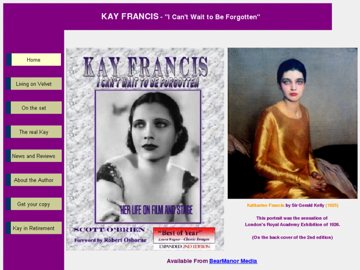 www.kayfrancisbiography.com