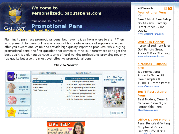 www.personalizedcloseoutspens.com