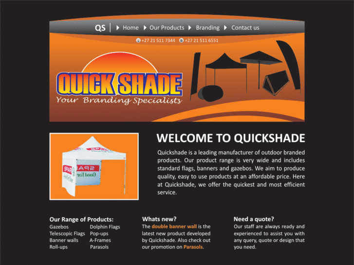 www.quickshade.co.za