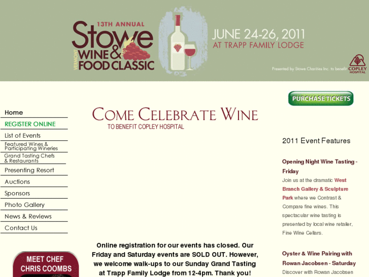 www.stowefoodandwine.com