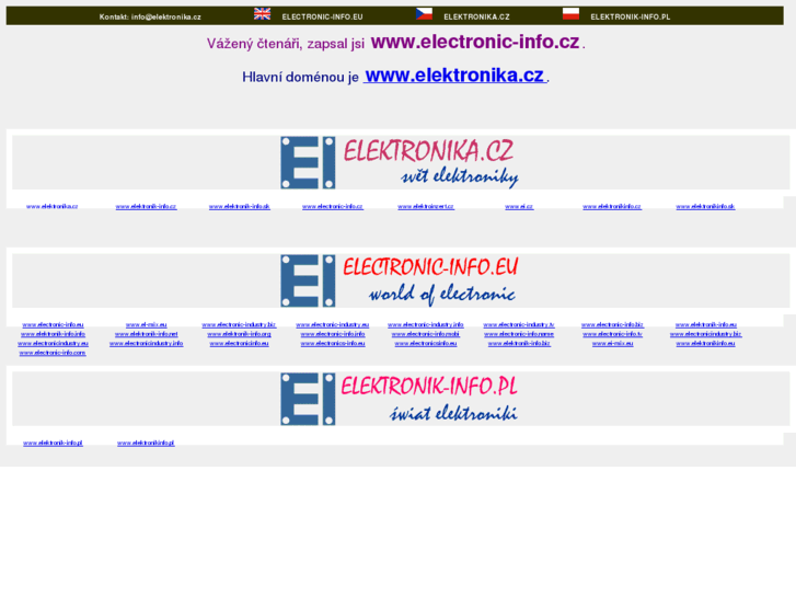 www.electronic-info.cz