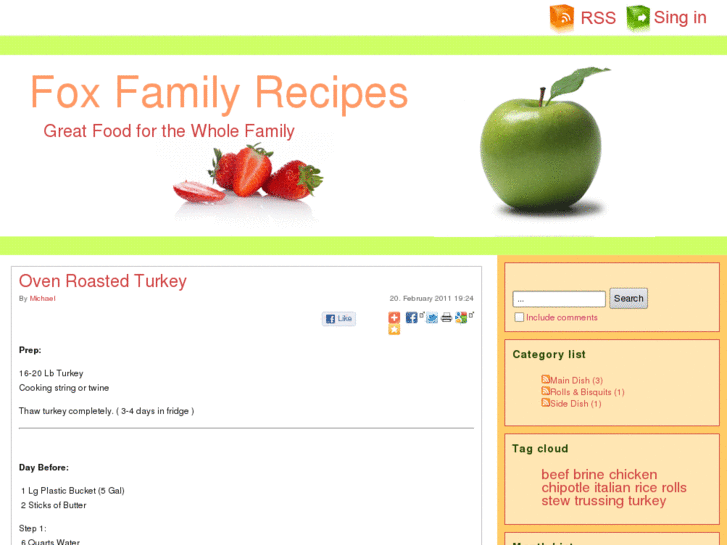 www.foxfamilyrecipes.com