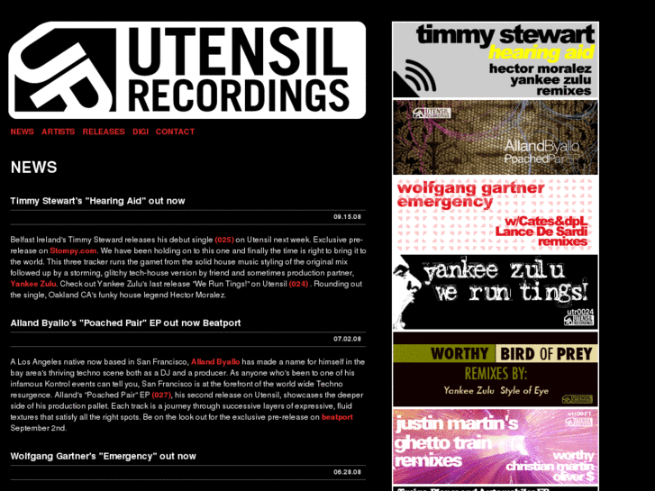 www.utensilrecordings.com