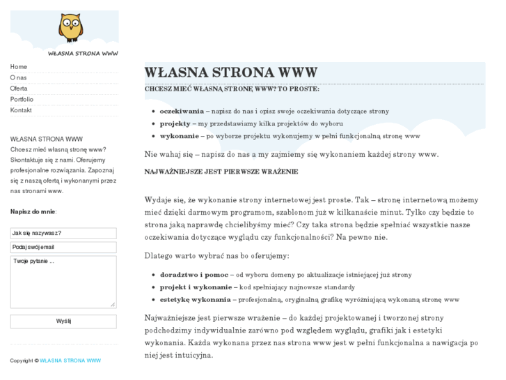 www.wlasnastronawww.pl