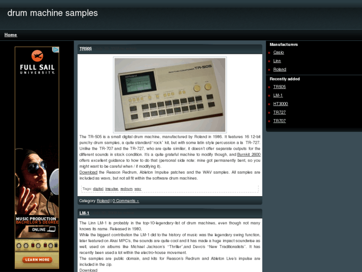 www.drummachinesamples.com