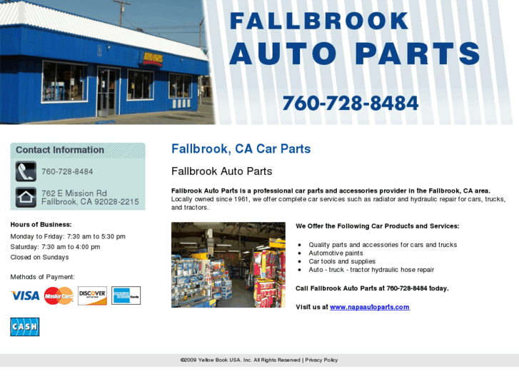 www.fallbrookautoparts.com