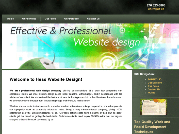 www.hesswebsitedesign.com