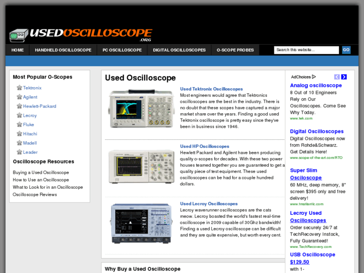 www.usedoscilloscope.org