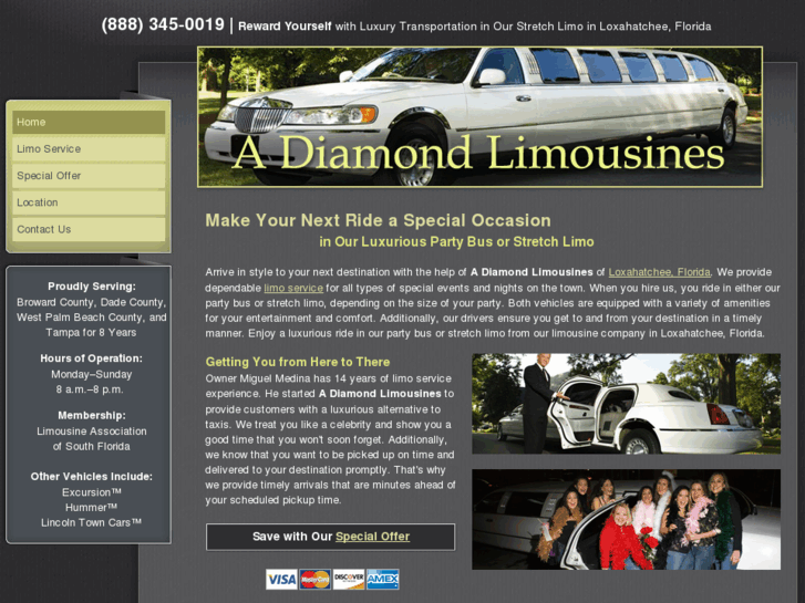 www.adiamondlimousines.com