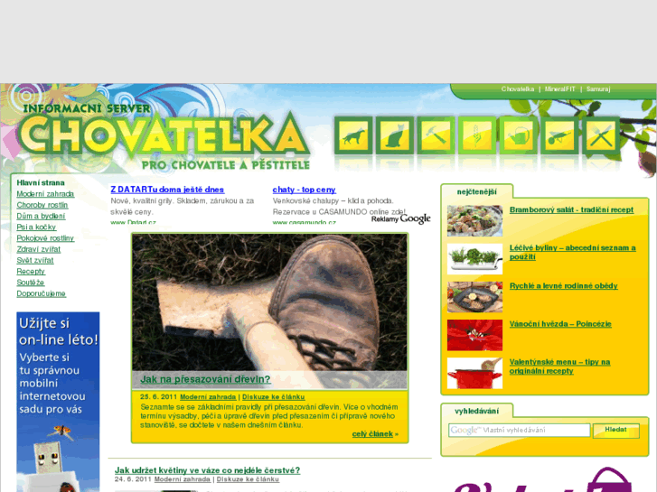 www.chovatelka.cz