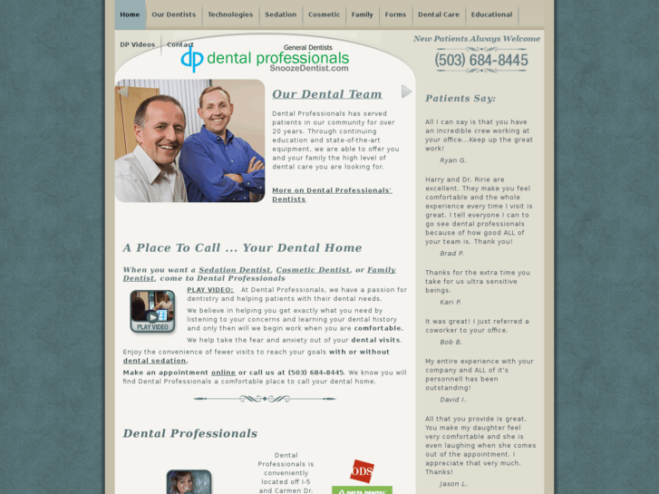 www.dentalprofessionalsportland.com