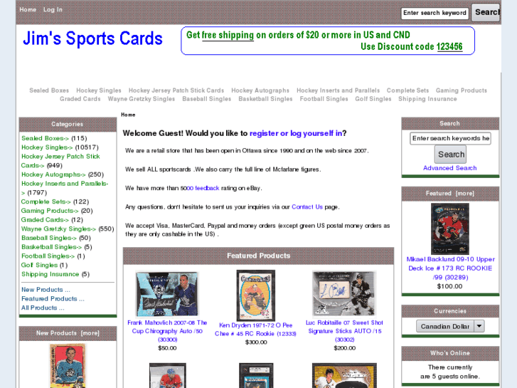 www.jimssportscards.com