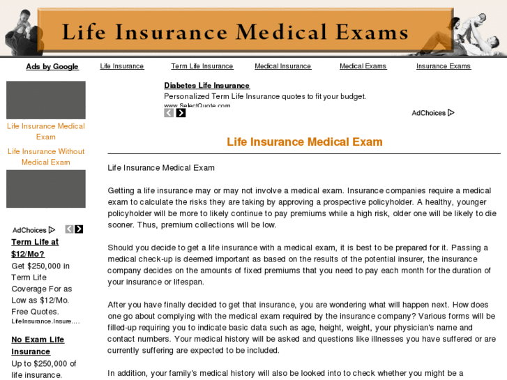 www.lifeinsurancemedicalexams.com