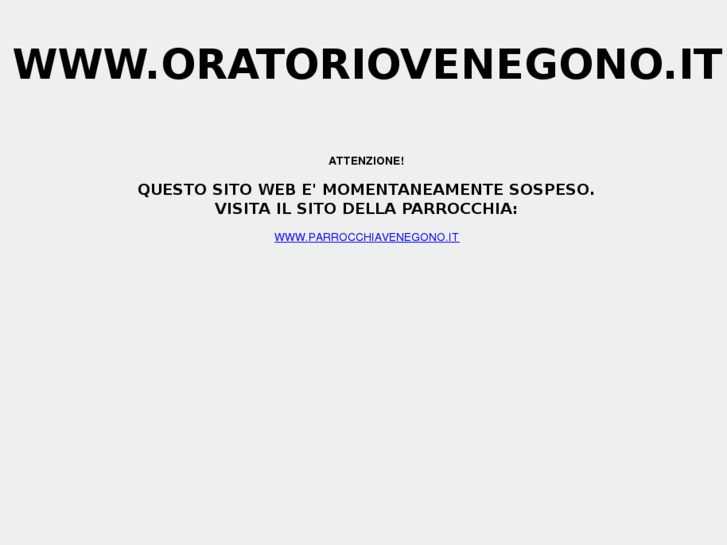 www.oratoriovenegono.it