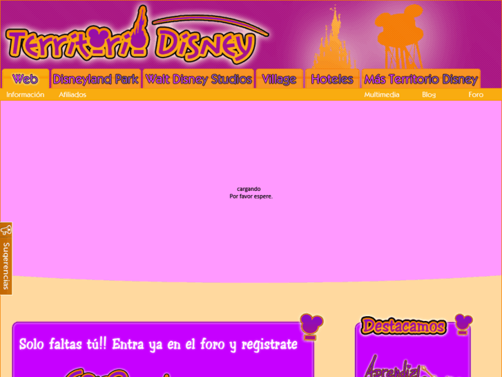 www.territoriodisney.es