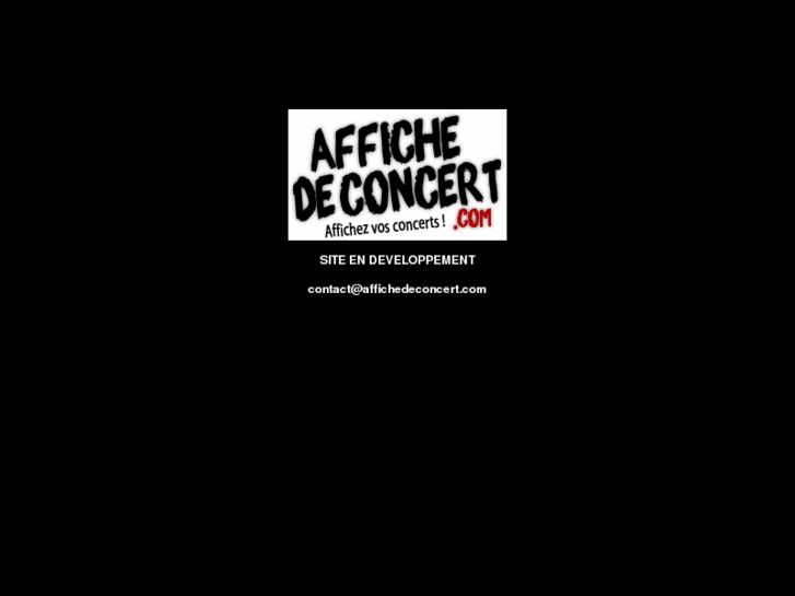 www.affichedeconcert.com