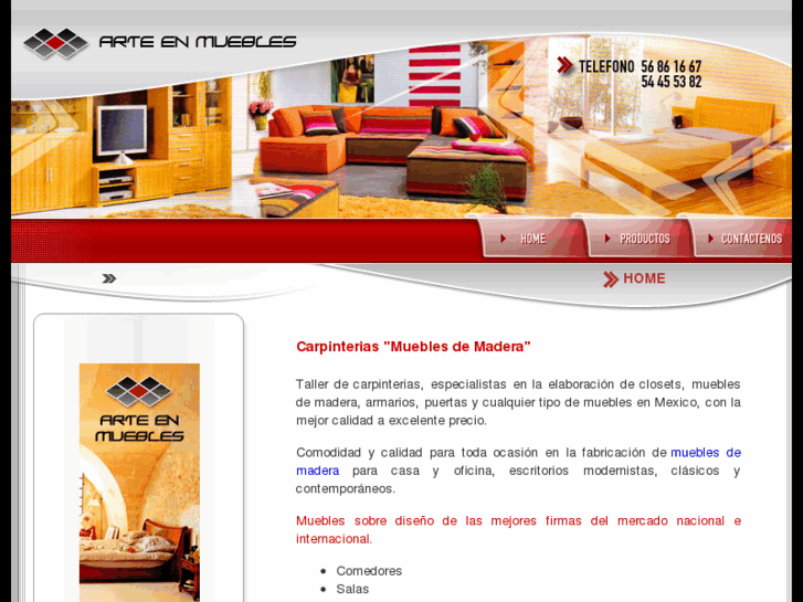 www.arteenmuebles.com