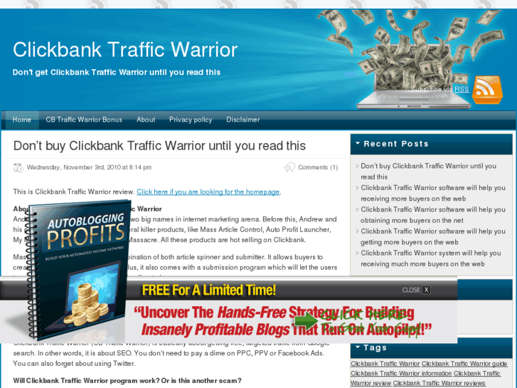 www.clickbanktrafficwarrior.org