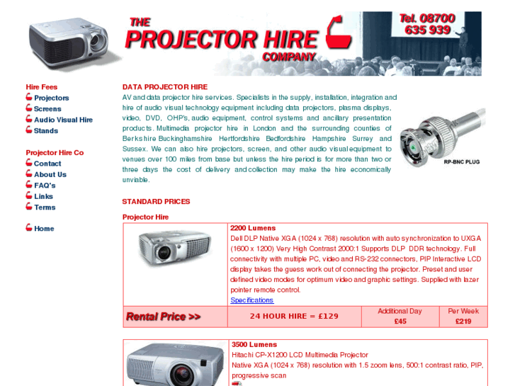 www.data-projector-hire.com