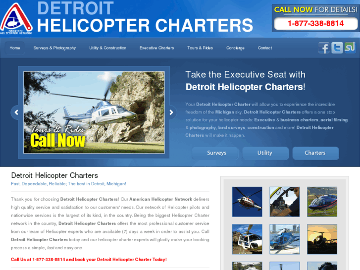 www.detroithelicoptercharters.com