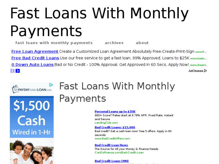 www.fastloanswithmonthlypayments.com