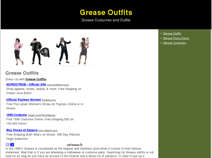 www.greaseoutfits.com