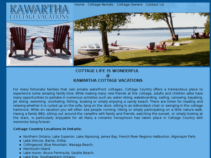 www.kawarthacottagevacations.ca