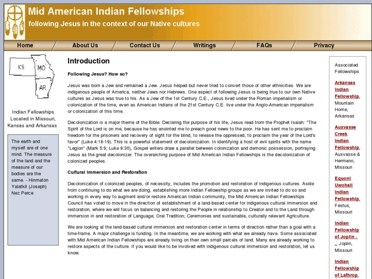 www.midamericanindianfellowships.com