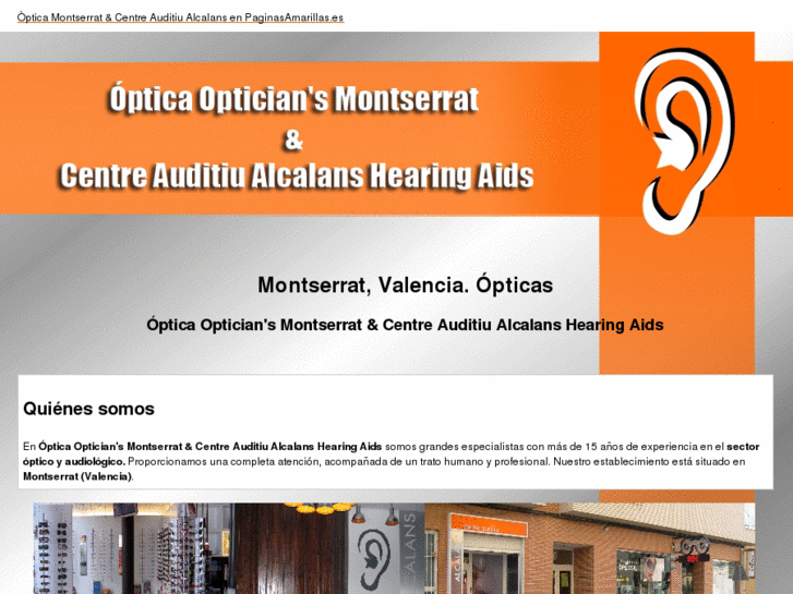 www.opticamontserratcentreauditiualcalans.es