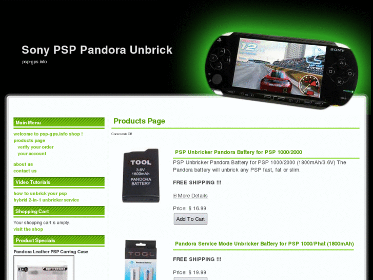 Psp Pandora Zip File S