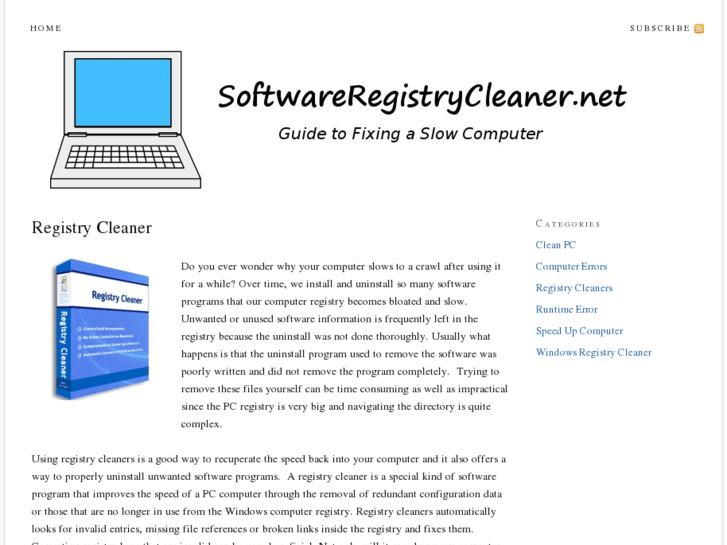 www.softwareregistrycleaner.net