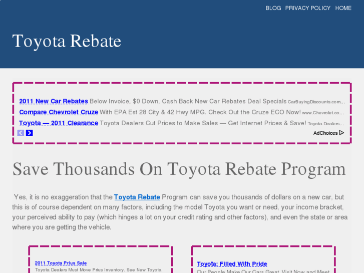 www.toyotarebate.net